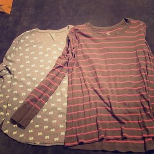 Long sleeve shirts
